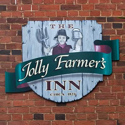 Jolly Farmer’s Inn sign